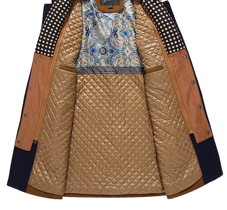 Abrigo de Invierno para Hombre Aislado con Botones