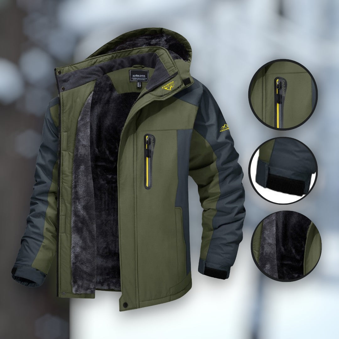 Chaqueta de invierno práctica para hombre para exteriores