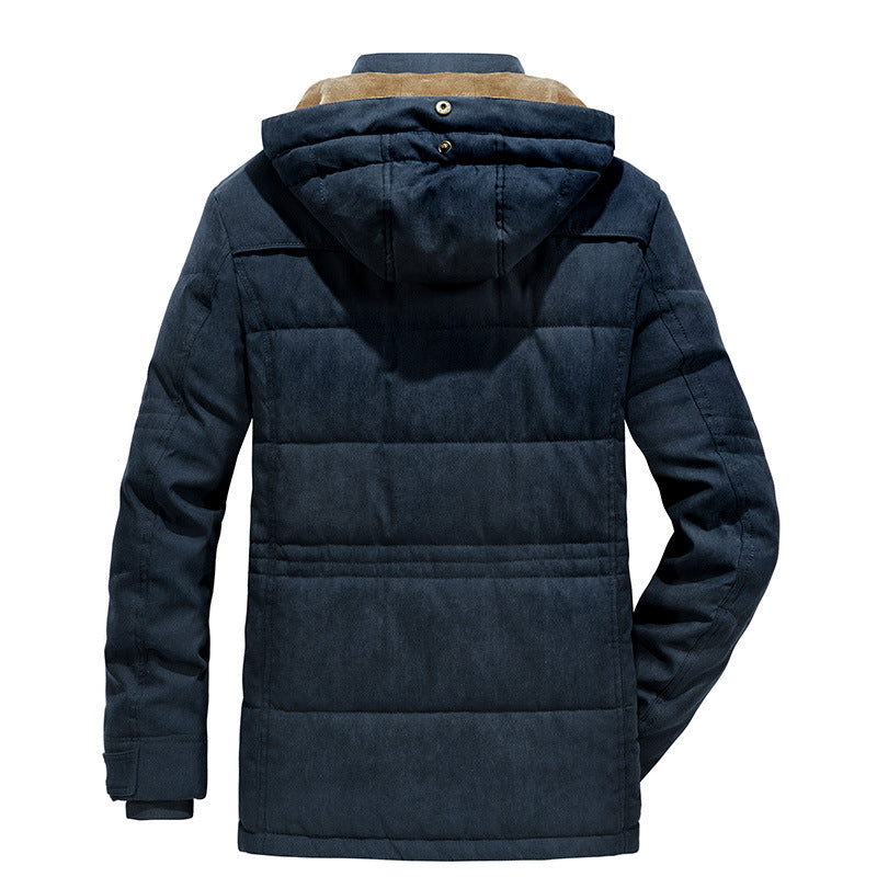 Chaqueta de Invierno para Hombre Aislada con Varios Bolsillos