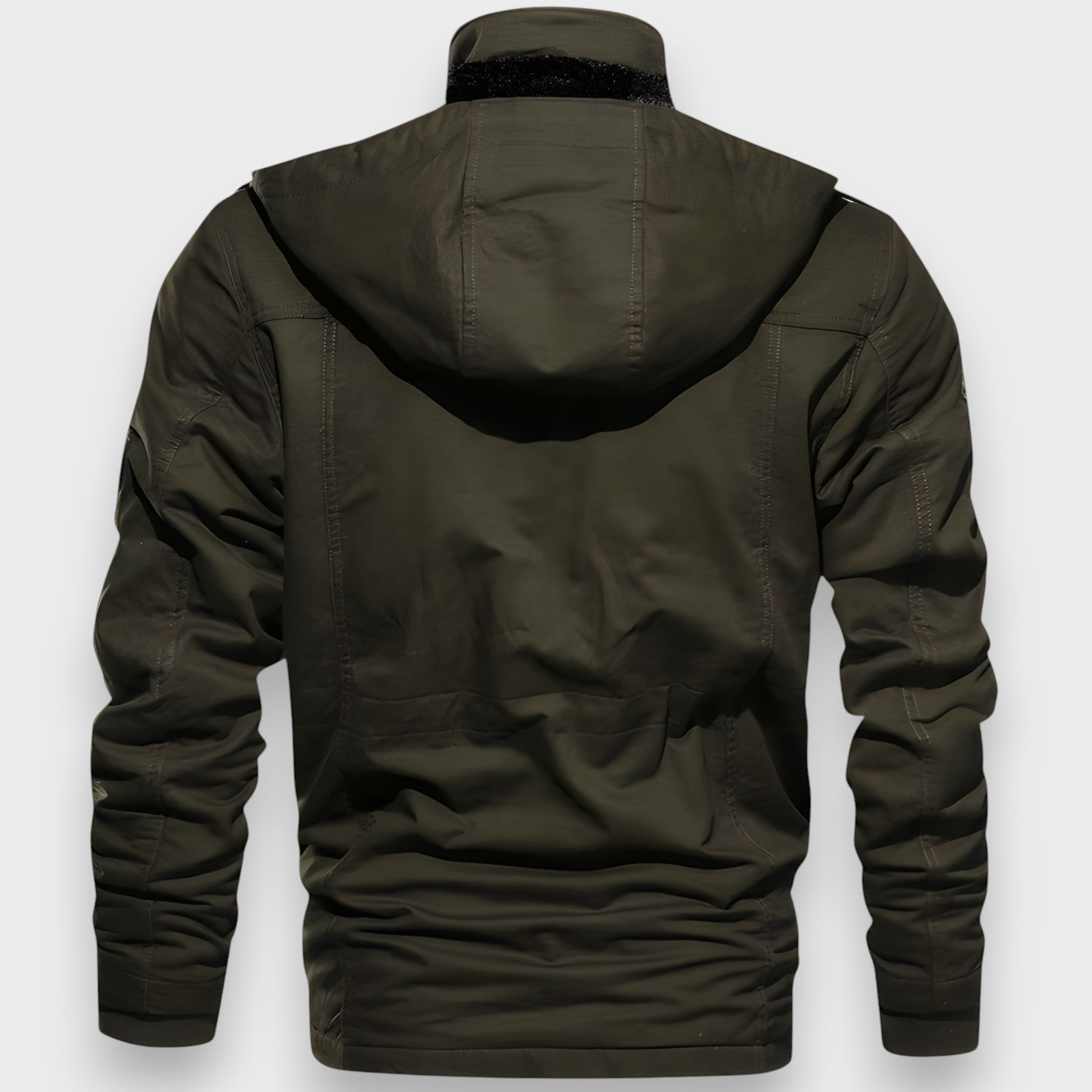 Práctica chaqueta de invierno para hombre con bolsillos