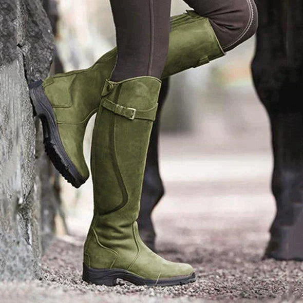 Botas Altas de Mujer con Correa Ajustable