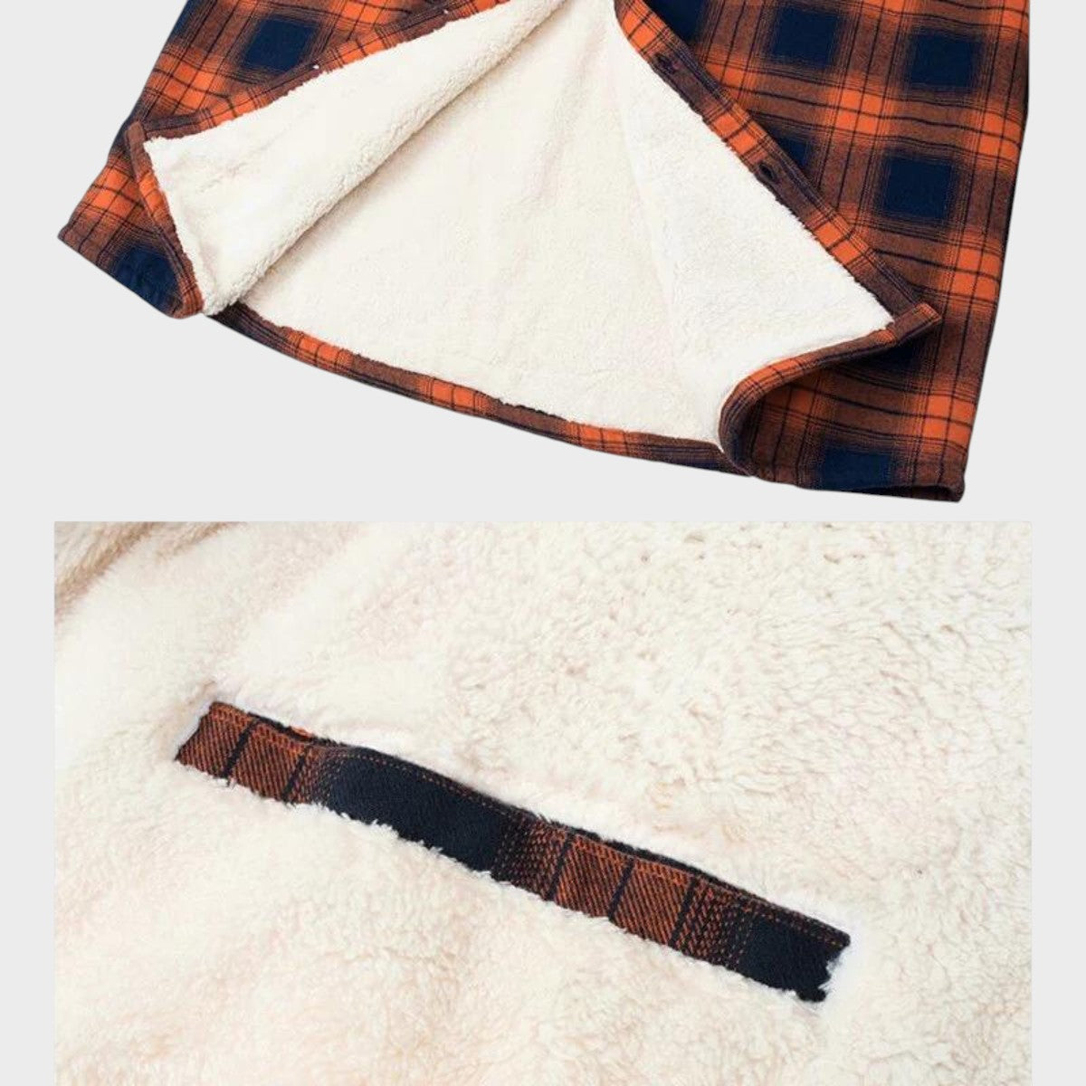 Cardigan de forro polar para hombre para días fríos