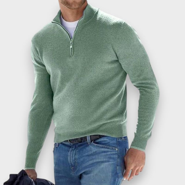 Sudadera hombre con media cremallera